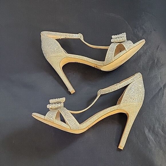 I.N.C. WOMEN'S REESIE RHINESTONE BOW EVENING SANDALS, CREATED for MACY'S WOMEN'S - Picture 12 of 16